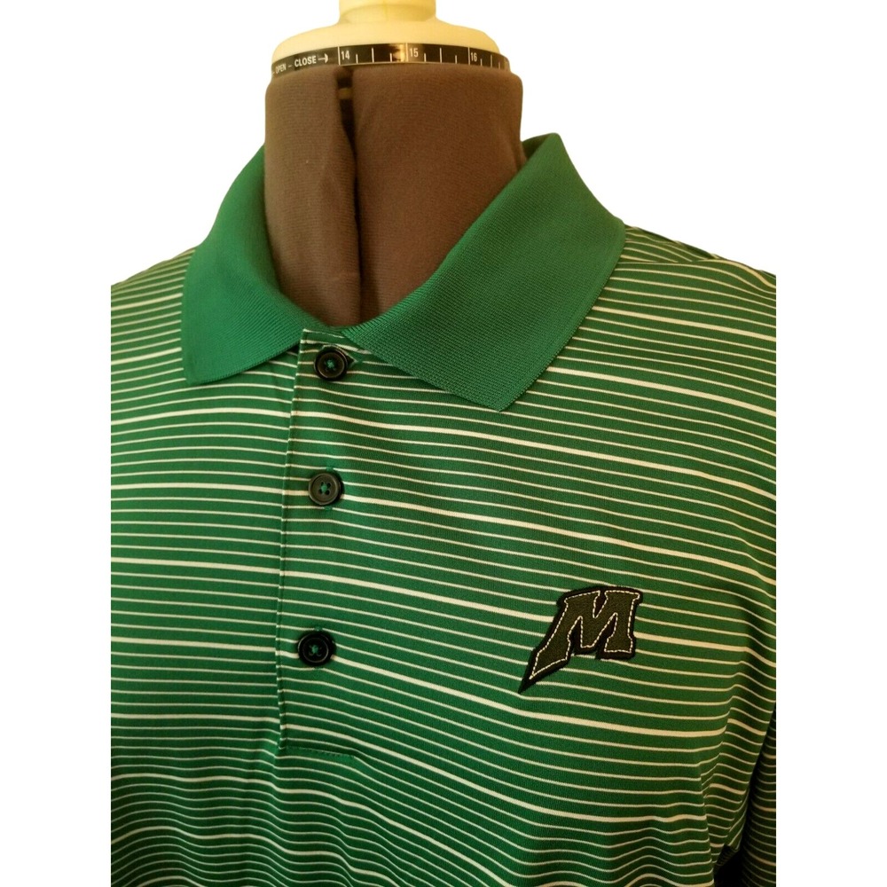 Adidas Climalite Green Polo Men's Shirt Size XL Short‎ Sleeve, PIT TO PIT 25 IN